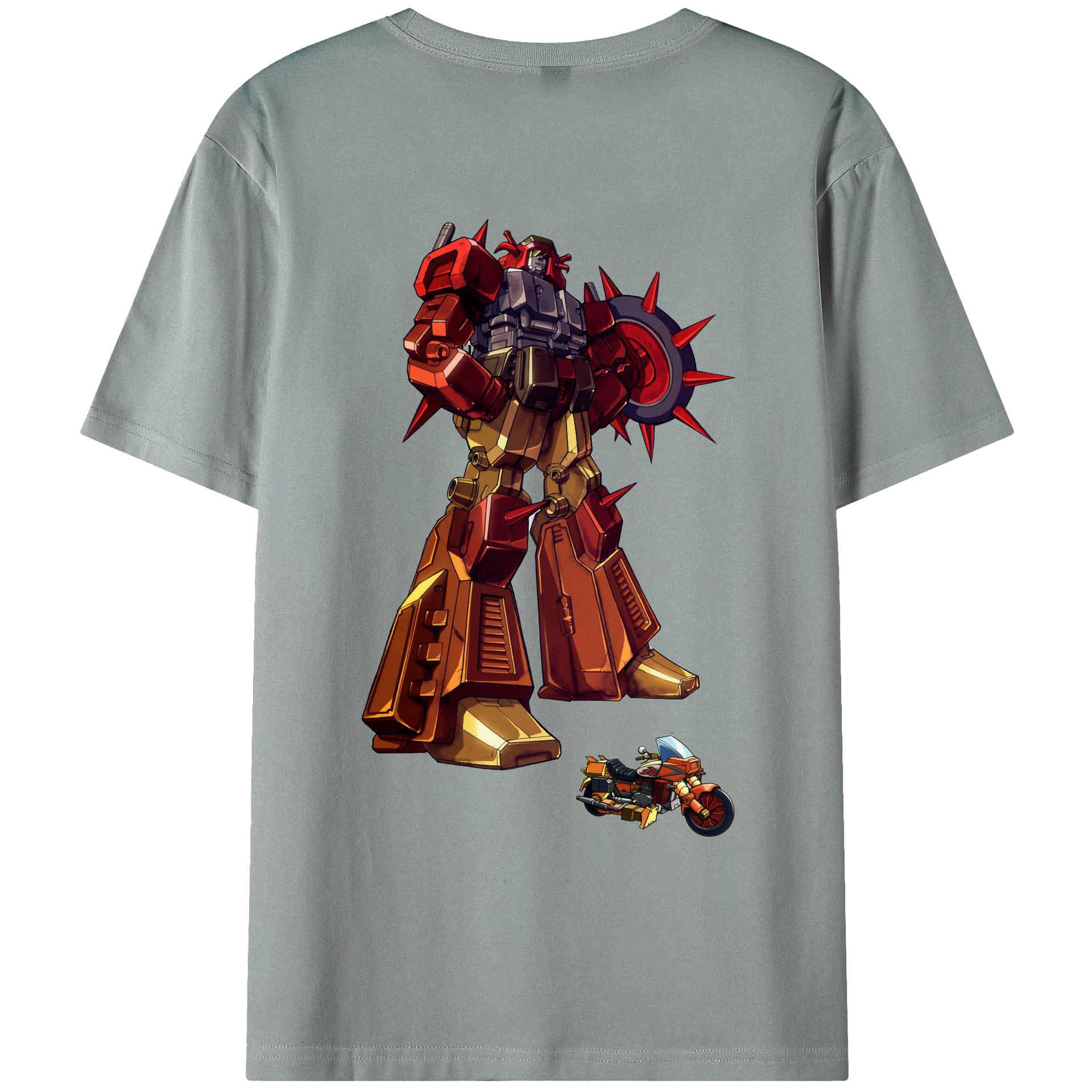 （画像用）  綿100％ メンズ半袖Tシャツ（バックプリント） 通気性